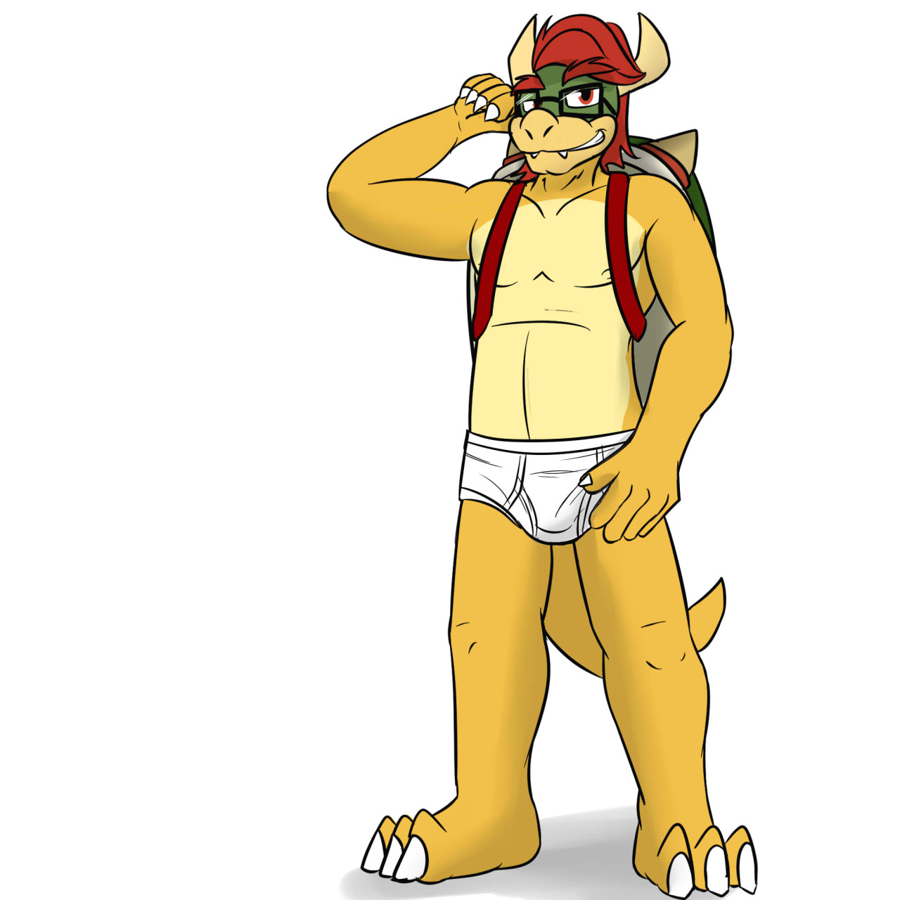 Nerd Bowser cause I really like the tacky suit outfit.