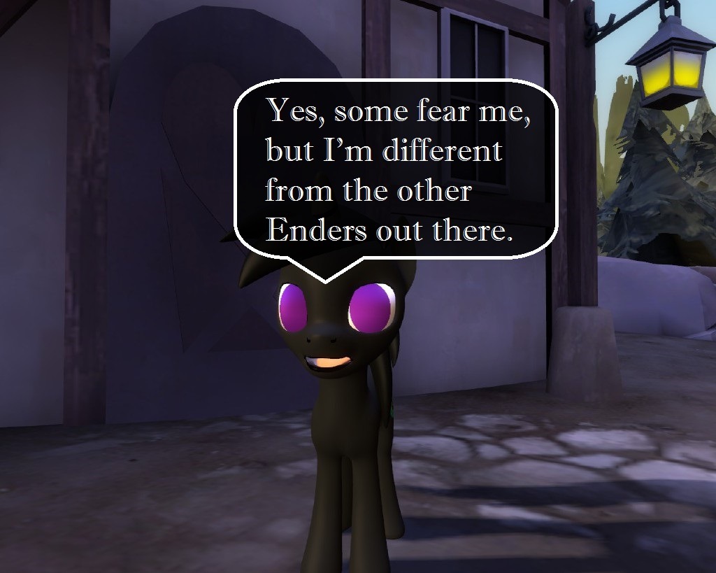 asktrixandberry:  Ender: I found someone, or somepony.  ^w^