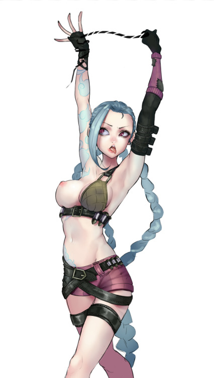 lewdcream:  League of Legends Jinx set requested by @oholic27