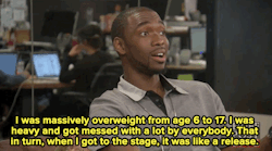 caliphorniaqueen:  calvinrosemusic:  micdotcom:  Watch: SNL’s Jay Pharoah opened up about weight and mental health — and revealed 3 important truths about depression.   For him as a black man to open up about this speaks volumes. We don’t speak