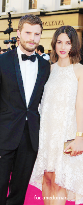 fuckmedornan:  Jamie dornan &amp; Amelia warner in  British Academy Television Awards