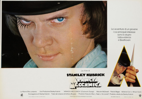 howardhawkshollywoodannex:foreign lobby card set for A Clockwork Orange (1971)A Clockwork Orange is 