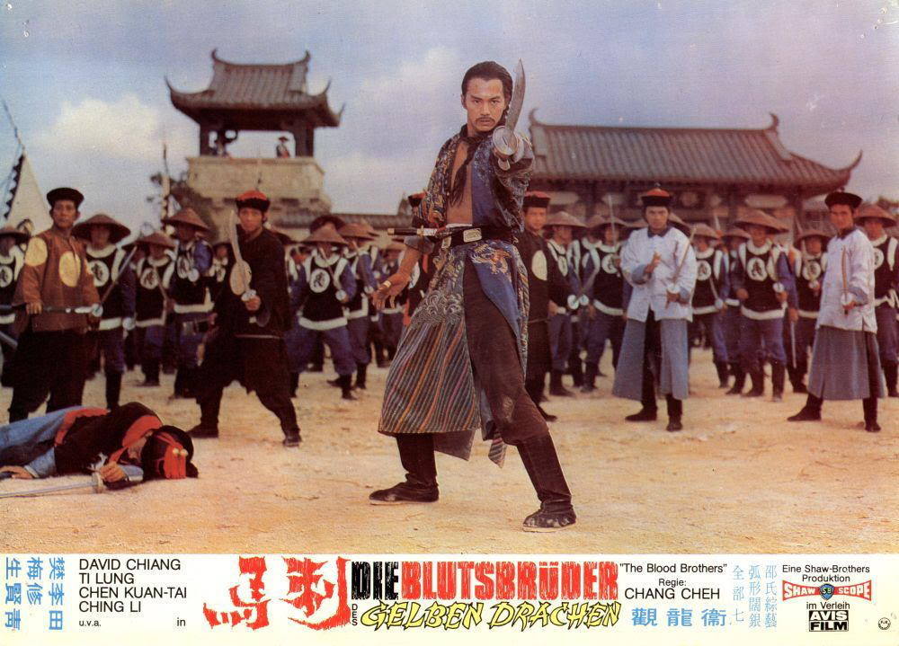 guts-and-uppercuts:  German lobby card set for “Blood Brothers”.