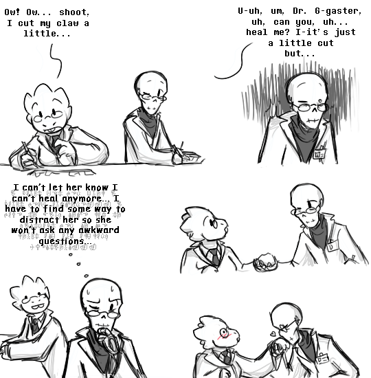 Crossposts from LJ, Gaster this is very unethical (man if she knew why...