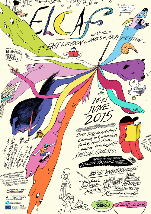 I’m going to London! Here is ELCAF INFO!SAT, JUNE 2011:00 am - Signing at D+Q booth (until 12pm)12:1