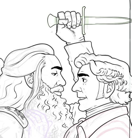 a wip of the two idiot pirates 