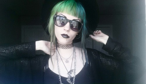 graveyard-whimsy:  I was tagged by the uber lovely theeverydaygoth to post 10 Selfies from 2014~ 2014 shall be forever known as the year that Rai went nuts and started experimenting with her hair like crazy :p  I tag (assuming none of you have done this