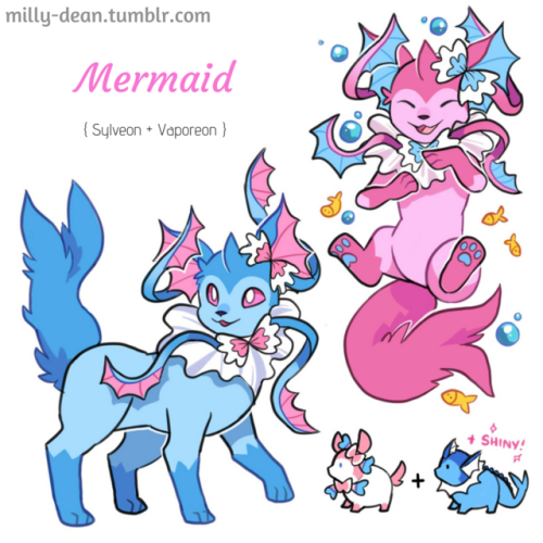 milly-dean: ~~ Sylveon Hybrids V2 ~~ This porn pictures