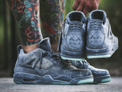 sweetsoles:  KAWS x Nike Air Jordan 4 - 2017