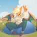 corromon:Ok hear me out what if they could grow out flames on their head like fire
