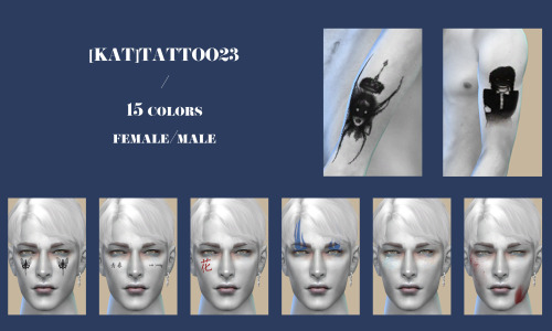 katrina-y:[KAT]TATTOO23_HQ Female - Male HQ Mod compatible Do not re-upload If you use my cc welco