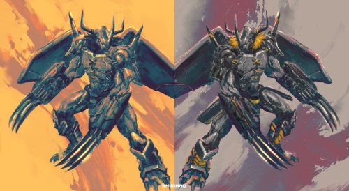 shimhaq:Wargreymon x BlackWargreymon