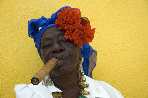 openupnsay-ra:  stage9:  barringtonsmiles:  cubanas/santeras with their cigars looking