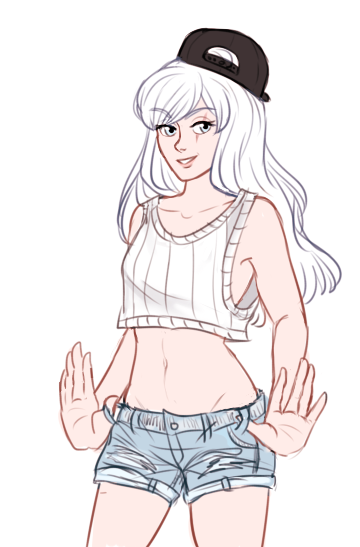   i saw an outfit and was like aaaa i gotta put weiss in it