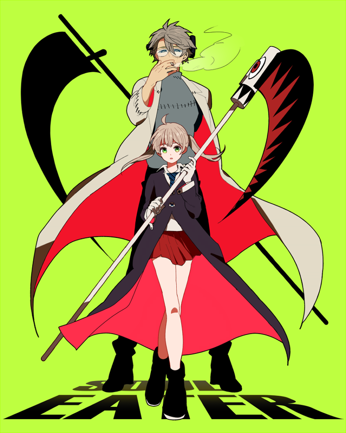 animexfavorites:  Stein/Maka ☆ Soul Eater | まもこ [pixiv]  
