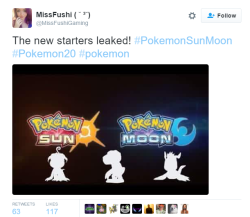 mgx0:  hellcorgi:  candynoctain:  hellcorgi:  scyther-no-scything:  Possible leak?  Finally decent starters. I bet their mega forms will be amazing.  Umm….. I do not think those are the ACTUAL starters from the game.  Those silhouettes match 3 of the