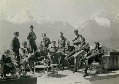 searchingforacircuitbreaker: Easy Company after taking the Eagle’s Nest“The news every GI in Europe 