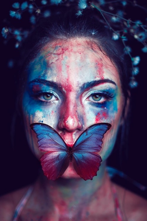 Butterfly portrait by Isabella Mariana.