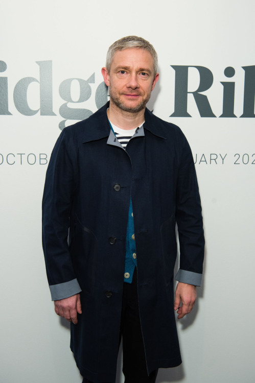 rominatrix: Martin Freeman attends the Bridget Riley Retrospective Exhibition At Hayward Gallery.