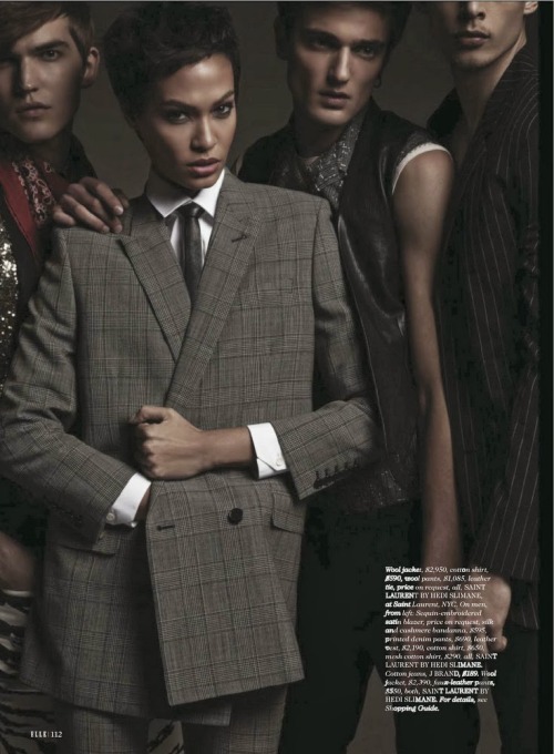 blackfashion:  Joan Smalls photographed by Michael Thompson for Elle US January 2014