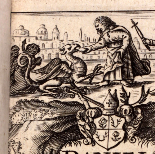 michaelmoonsbookshop:Daniel Prohetarvmprinted in Antwerp 1651 - contemporary leather binding with gi