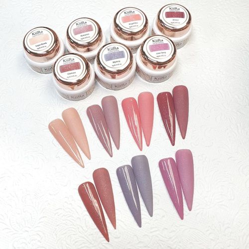 Add a pop of color to your nail palette with these beautiful gel colors from KiiRa color gel! More c