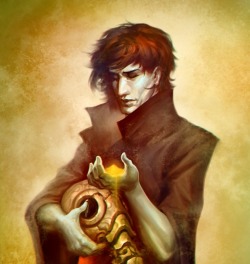 creaturesfromdreams:  All Men Dream (Lord Morpheus from The Sandman), art by Jimmy Xu -x—-  More: | Mythology | Random |