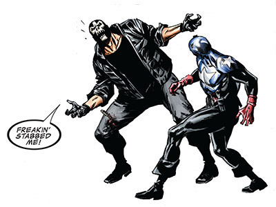 elenorasweet:  basch:  flatbear:  soldierbarnes:     Bucky cap is really funny bc Steve never had weapons so all the villains only had to watch out for the shield, but then comes Bucky and   One of my favorite parts from bucky!cap is when he tries to
