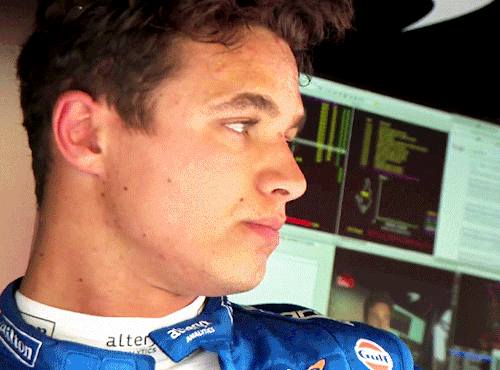 LANDO NORRIS Of McLaren During Red Flags At The 2021 Hungarian Grand Prix (Aug 1, 2021)