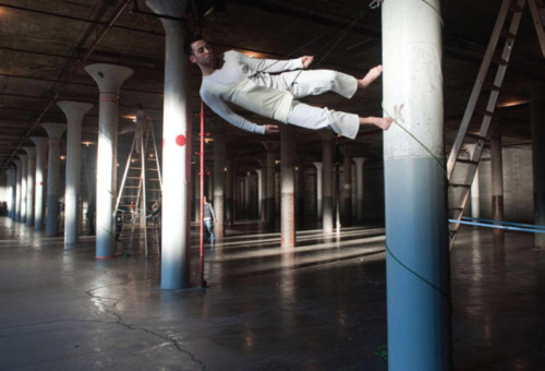 Trisha Brown, Spiral, 1974Performing view, Dia:Beacon, NY, 2010Nicholas StrafacciaPhoto: Stéphanie B