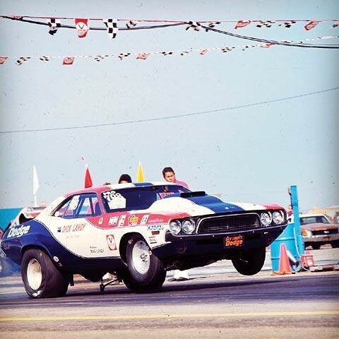 muscle-cars-aesthetics:Happy 4th  ——————————- #v8 #dragcar #musclecar #hotrod #mopar #dodge #plymout