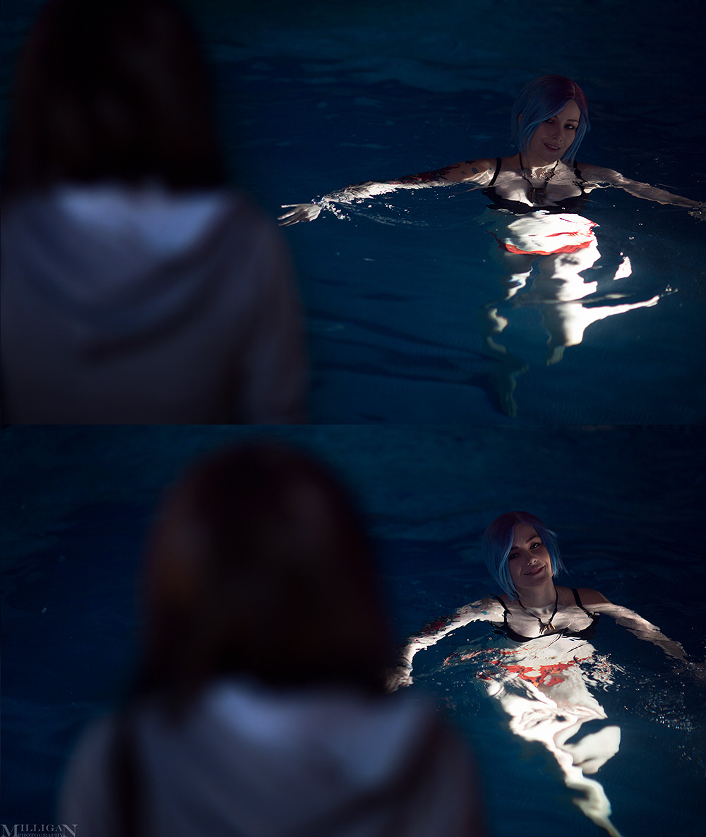   Life is Strange Why look, an otter in my water!  Torie as ChloeAnn as Maxphoto,