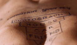 hugohurleys:    Memento: Tattoos   