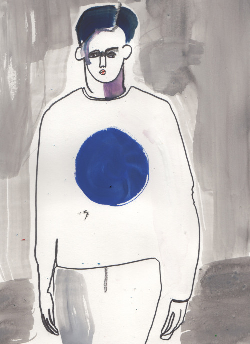 showstudio: JW Anderson A/W13 illustrated by Helen Bullock