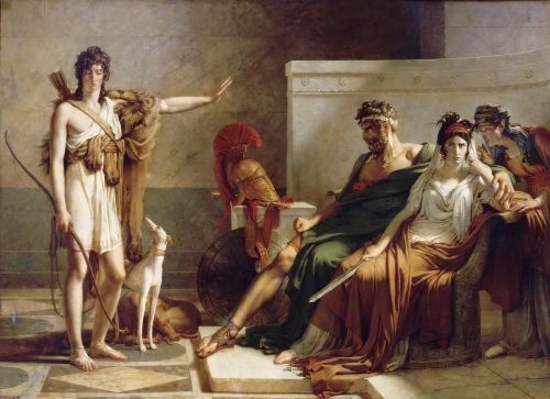 art-and-fury:Phaedra and Hippolytus (with Theseus &amp; Oenone) - Pierre-Narcisse Gu&e