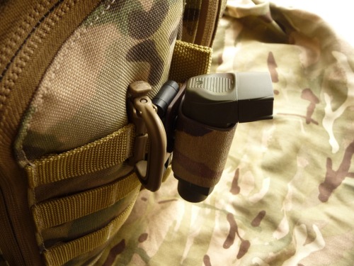 Even hero’s can get Asthma .  Custom Multi-cam kydex inhaler carrier , can fit direct to Molle pack/