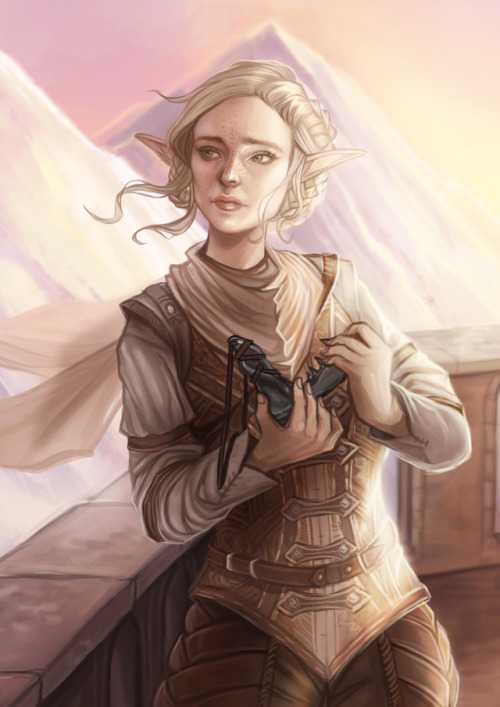 noctuaalba:and, again for @scumbag-solas, Elowyn Lavellan 