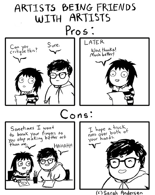 sarahseeandersen:  Other artist: the forever sassy Leonard Peng  Joke&rsquo;s