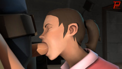 The FemScout gives a Blowjob (Click on Pic