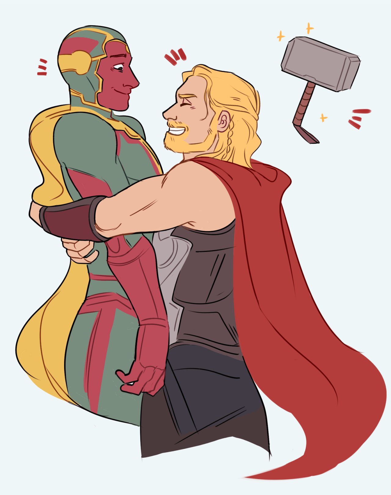 nikorys:  official avenger bear hug (っﾟДﾟ；)っ