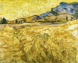 junoandgems:  The Reaper by Vincent van Gogh (1889) 