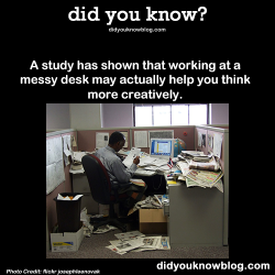 did-you-kno:  A study has shown that working