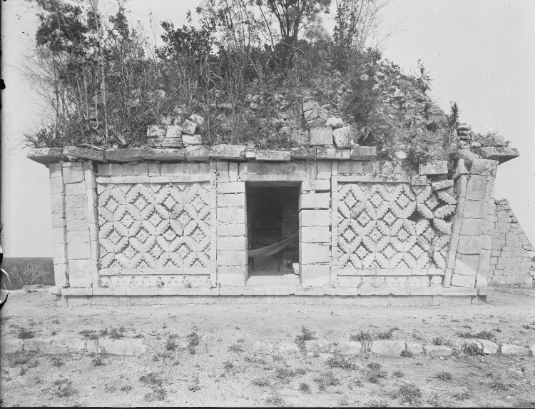 tlatollotl:  The Casa de Monjas at Chichen Itza before restoration, part 2Taken in