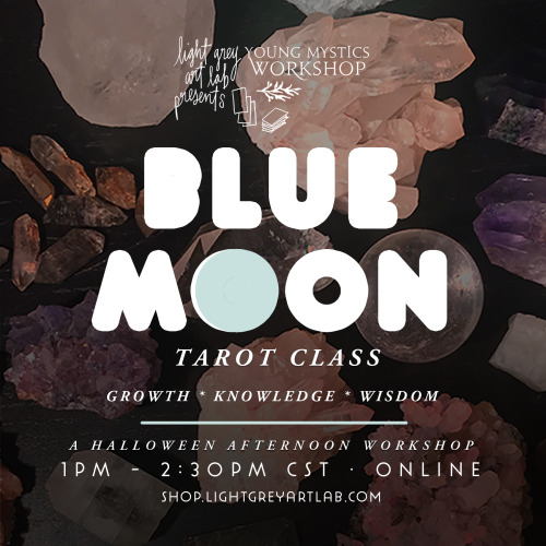 WOW! We decided to create an impromptu Halloween Special Tarot Class in honor of the BLUE MOON happe