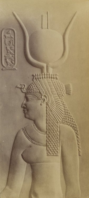 Relief of Queen CleopatraBas-relief depicts Queen Cleopatra VII Philopator (ca. 69-30 BC). For 