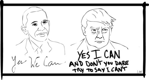 On being “presidential.” 