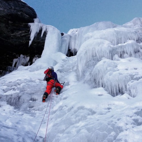 First icefall of the year ! Maurienne, what else ?Would you like to come with me and try @powderpand