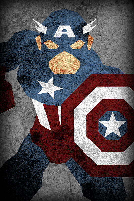 herochan:  Abstract Marvel SuperheroesSeries by Aaron Bartlett  