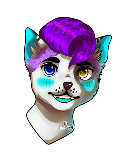 Headshot #2 Gift For My Lovely Friend @g-jacksonOf His Fursona Kage.