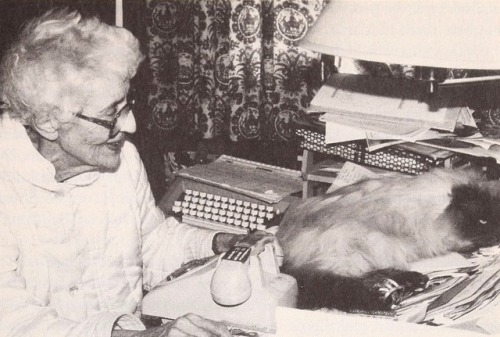 May Sarton (1912-1995), lesbian poet, memoirist, and novelist.May Sarton, from “A Divorce of Lovers.
